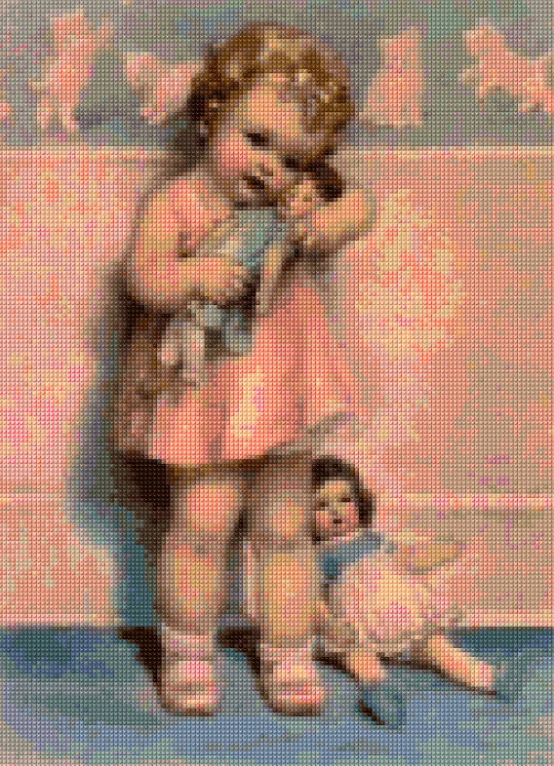 ベッシーピースガットマン　ポスター画 BESSIE PEASE GUTMANN ORIGINAL FRAMED PRINTS: A LITTLE BIT OF