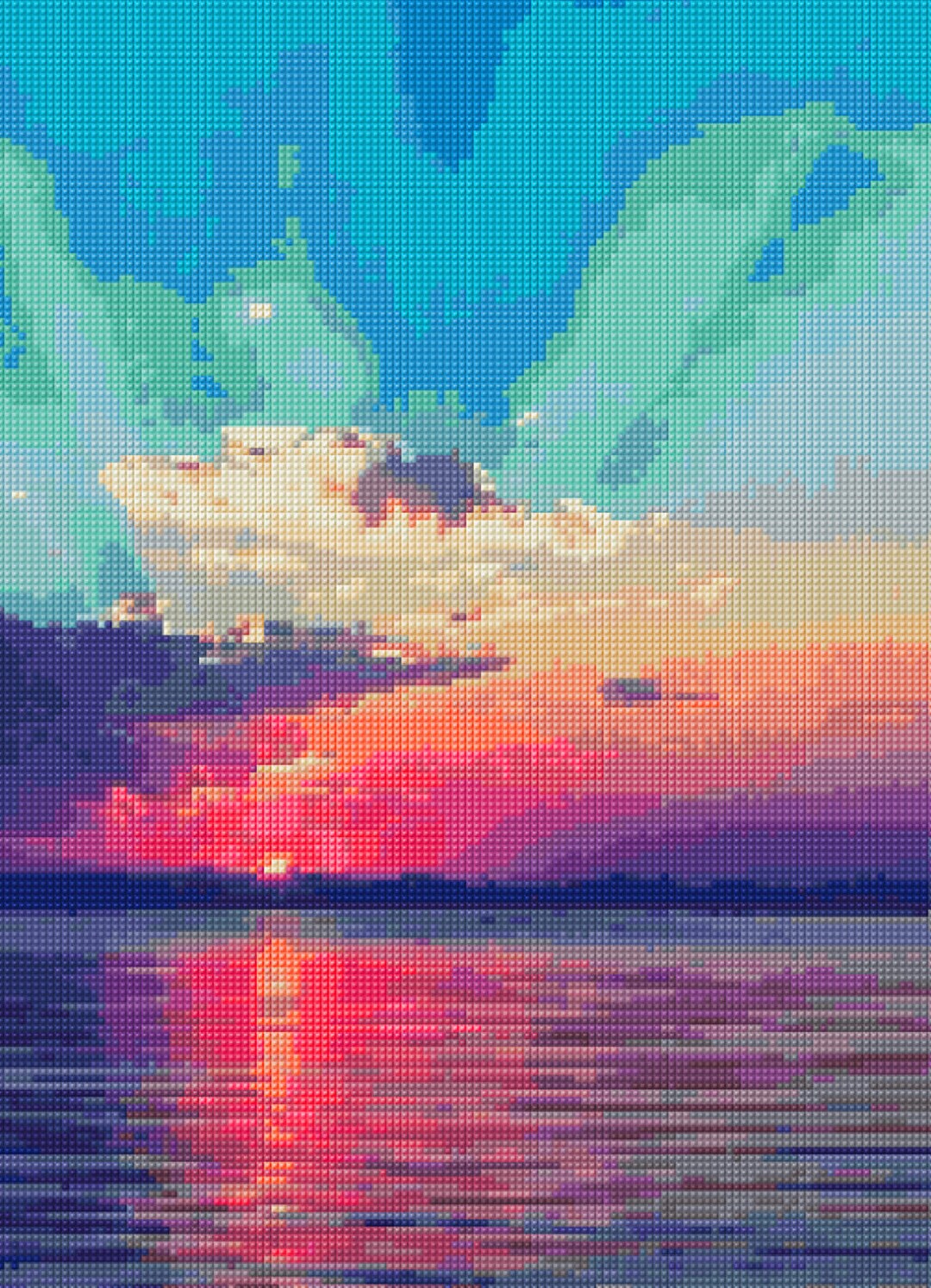 Ocean Sunset Cross Stitch Pattern PDF - Instant Download! - Etsy