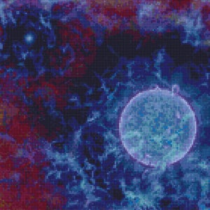 Planet Cross Stitch pattern PDF - Instant Download!