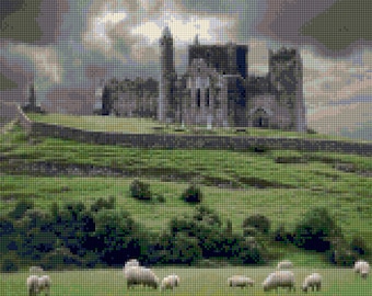 Rock of Cashel in Ireland Cross Stitch pattern PDF - Instant Download!