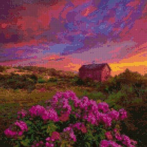 Sunset on the Moors Cross Stitch pattern PDF - Instant Download!