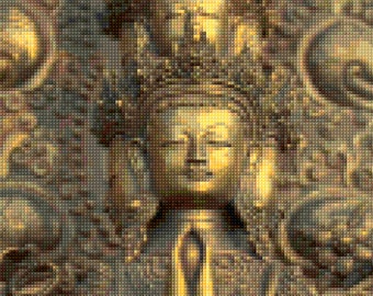 Sacred Buddha Cross Stitch pattern - PDF - Instant Download!