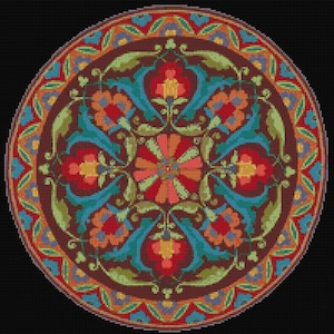Mandala n. 2 Schema punto croce - PDF - Download istantaneo!