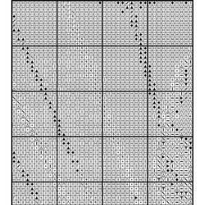 Patrón de punto de cruz de dragón asiático - PDF - ¡Descarga instantánea! imagen 5