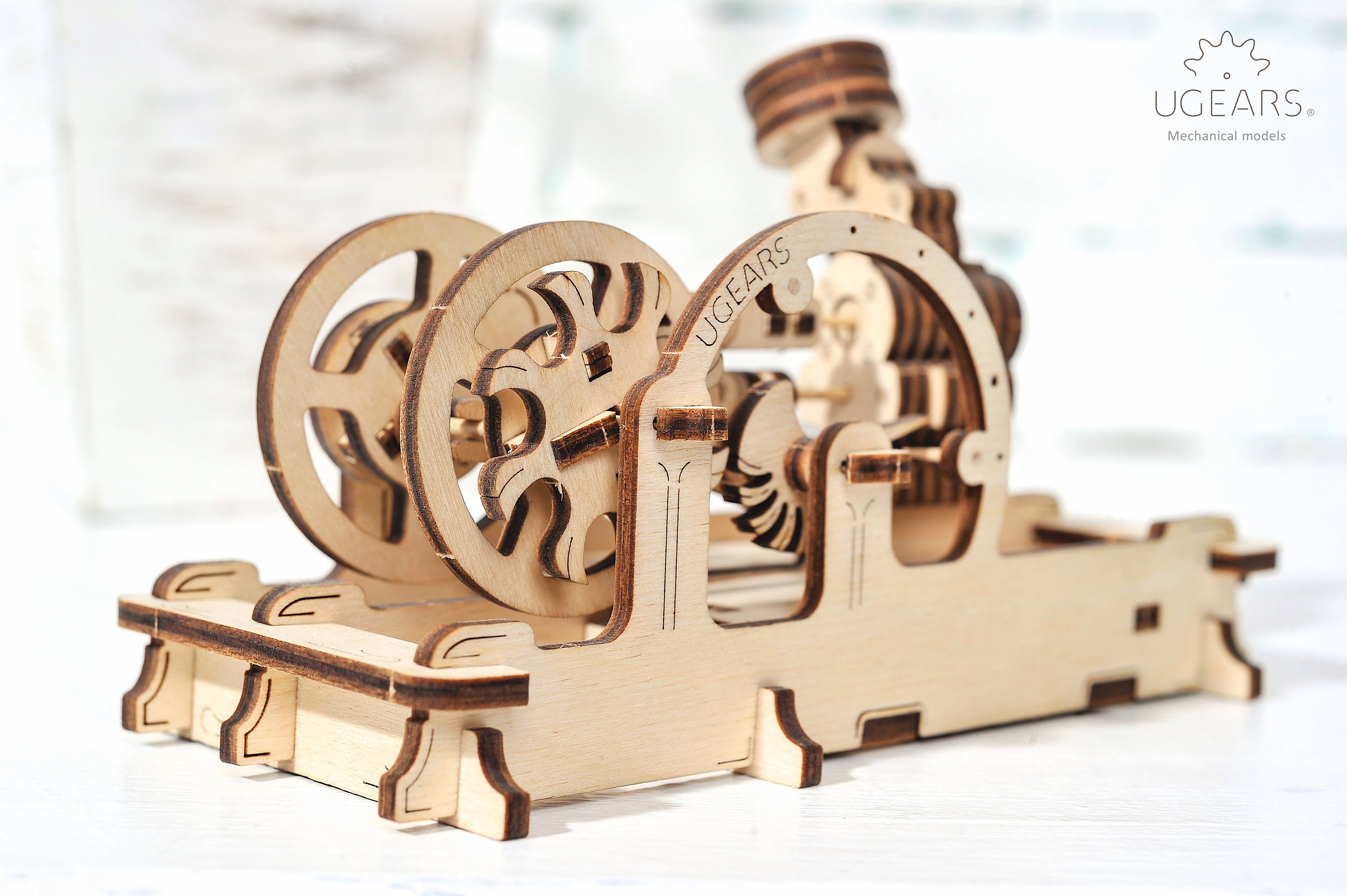 Mechanical steam engine model Desk sculpture Etsy