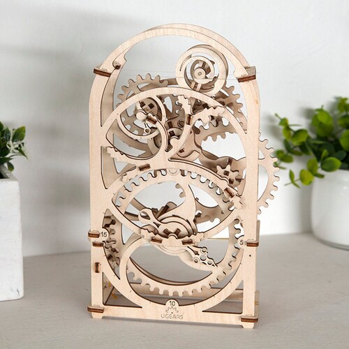 DIY 3D Wooden Mechanical Windup Model Puzzle Pendulum Clock Etsy