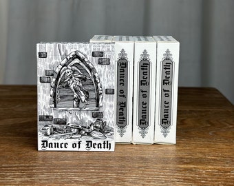 Dance and Death Poker Playing Cards, Collectable Custom Deck of Cards, Skeleton Playing Cards, Popular Now, Valentines Day Gift