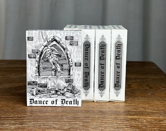 Baraja de póquer Dance and Death, baraja de cartas personalizada coleccionable, baraja de esqueletos, popular ahora, regalo de San Valentín