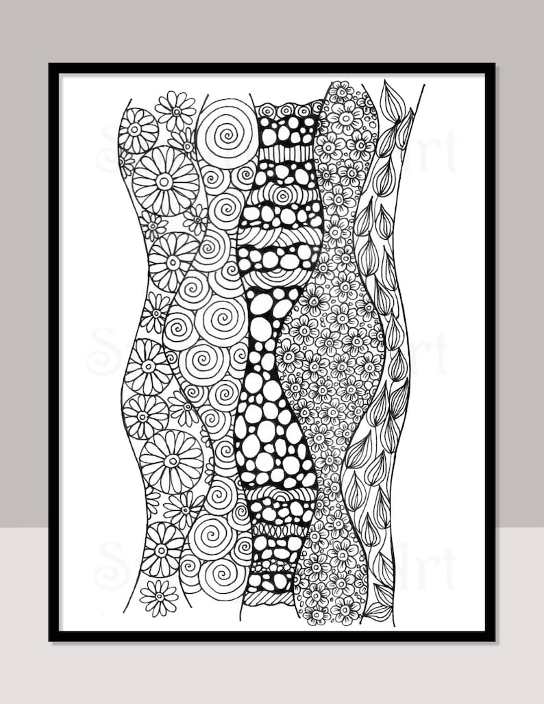 Printable Zentangle Designs for Invitations, Greeting Cards, Thank You ...
