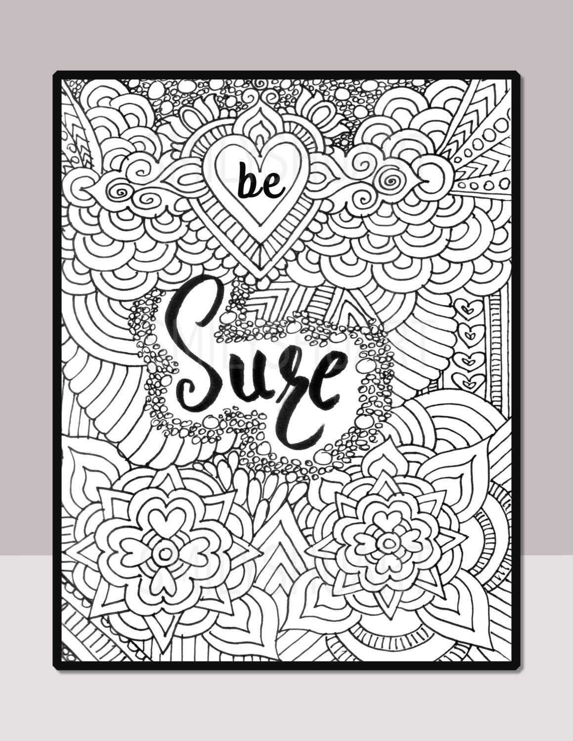 Easy Coloring Book For Motivational Adults Inspirational Quotes