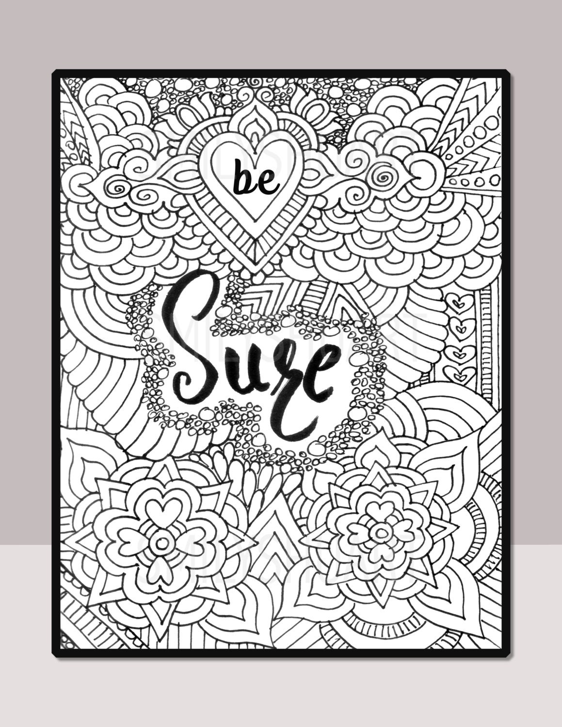 Quotes mandala coloring pages