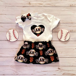 San Francisco Giants Baby Outfit, Giants Baby, San Francisco Giants Baby Skirt and Onesie®