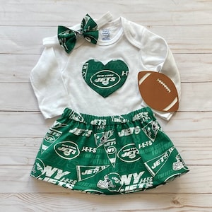 New York Jets Baby, New York Jets Baby Outfit, Jets Baby, New York Jets Skirt