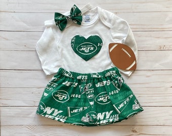 New York Jets Baby, New York Jets Baby Outfit, Jets Baby, New York Jets Skirt