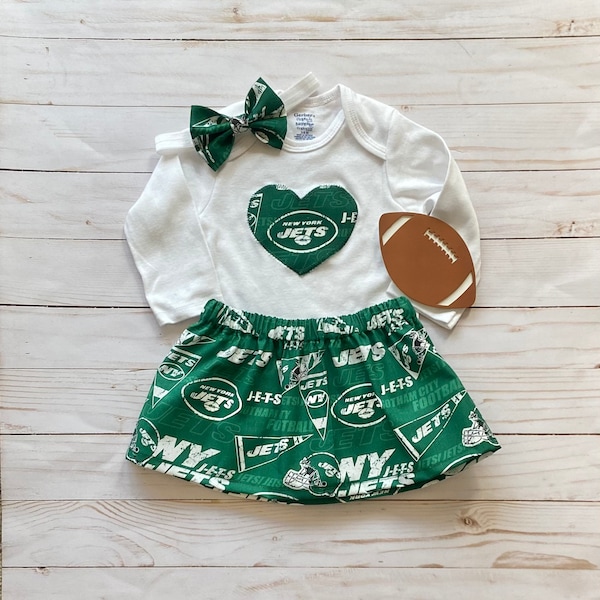 New York Jets Baby, New York Jets Baby Outfit, Jets Baby, New York Jets Skirt