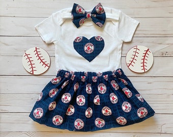 Red Sox Outfit, Boston Red Sox Baby, Boston Red Sox Onesie®, Boston Red Sox Skirt