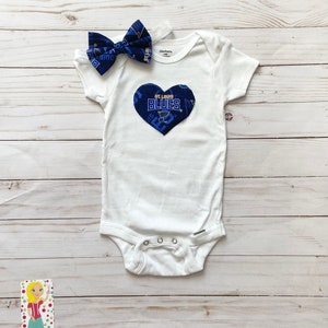 Baby Girls St. Louis Blues Onesie®, St. Louis Blues Baby Outfit, St. Louis Blues Baby Skirt, St. Louis Blues Apparel image 2