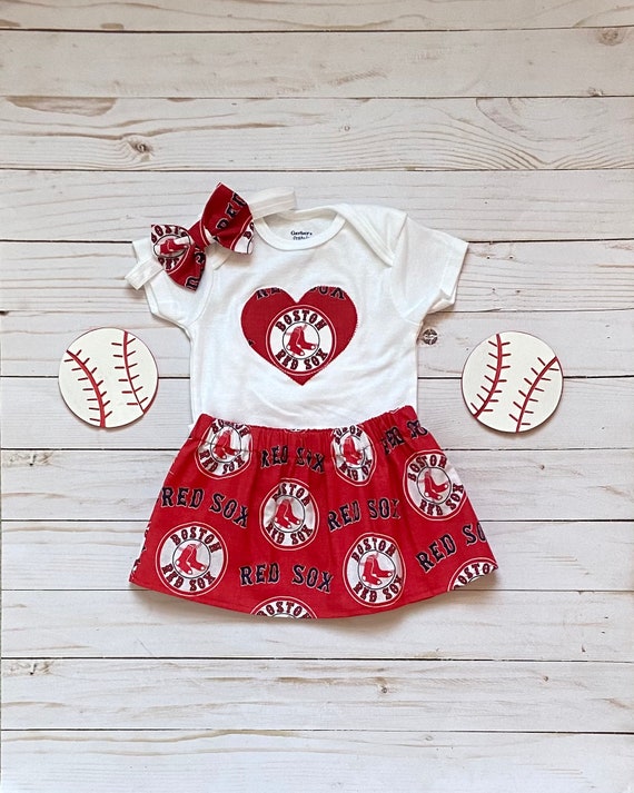 Boston Red Sox Custom Onesie Customized Baby Romper 