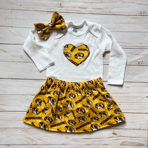 Mizzou Baby Outfit, Mizzou Baby, Mizzou Headband