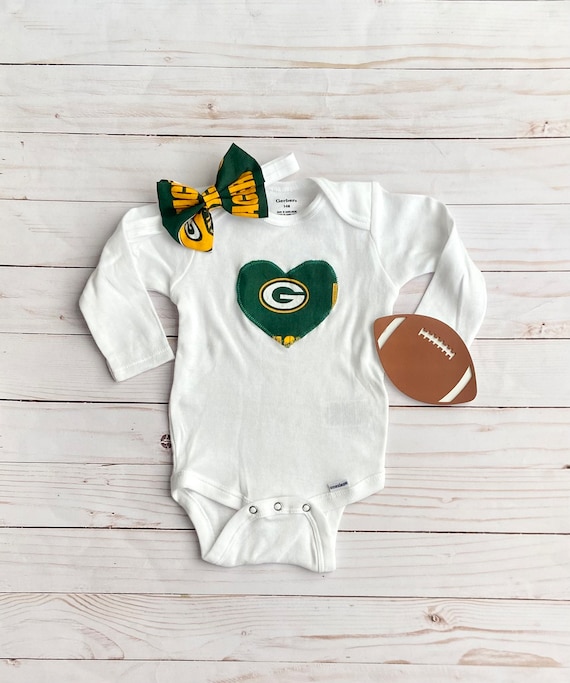 Green Bay Packers Baby Outfit, Green Bay Packers Baby Girl, Packers Baby,  Green Bay Packers Skirt, Green Bay Size: 0-3 months US kids' numeric