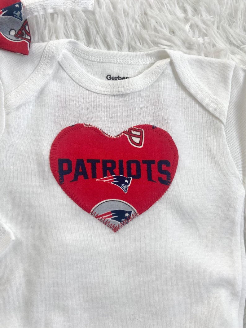 Patriots Baby, New England Patriots Baby, Skirt set, Football Fan image 3