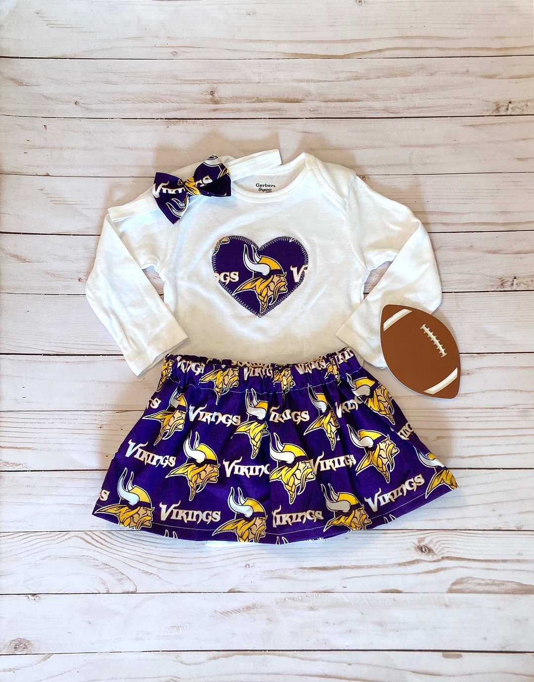 Minnesota Vikings Baby, Vikings Baby, Vikings Baby Girl, Minnesota Vikings  Baby Outfit, Vikings Toddler Skirt