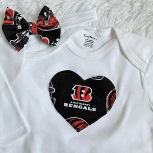Cincinnati Bengals Baby, Cincinnati Bengals Outfit, Bengals Baby Girl, Cincinnati Bengals Baby Skirt, Bengals Onesie® image 4