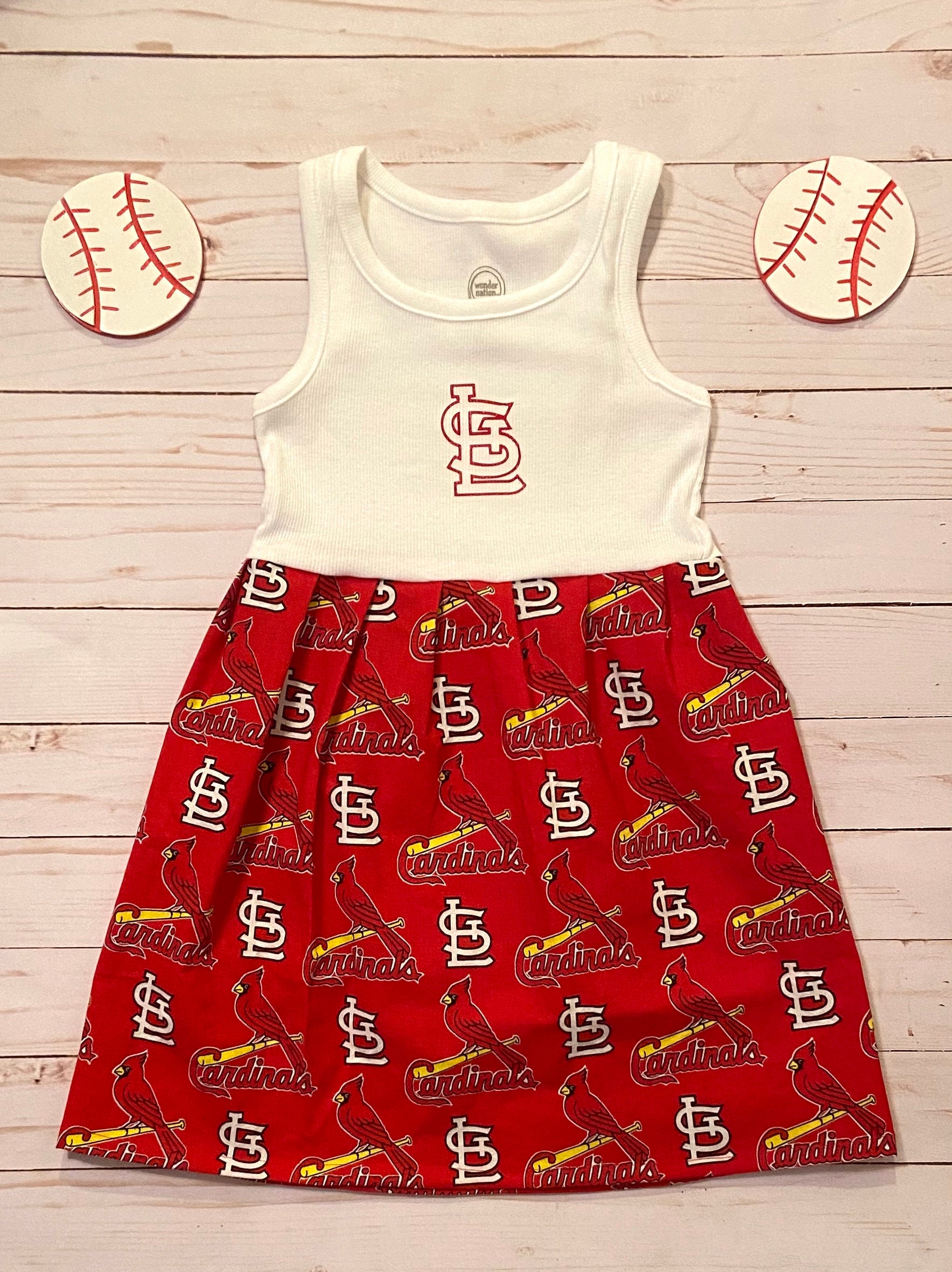 St. Louis Cardinals Dress Stl Cardinals Baby Dress Baby 