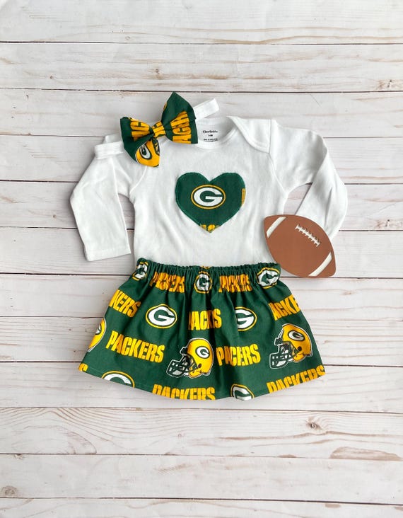 green bay packers dress up Baby Outfit, Green Bay Packers Baby Girl, Packers Baby, Green Bay Packers Skirt, Green Bay Packers Headband nfl football costumes