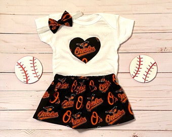 Orioles Baby, Orioles Baby Outfit, Orioles Baby Skirt, Orioles Baby Onesie, Baseball Baby