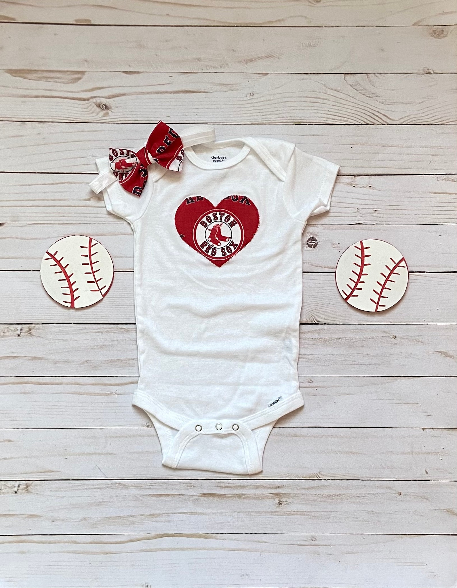 Red Sox Outfit Boston Red Sox Baby Boston Red Sox Onesie Etsy