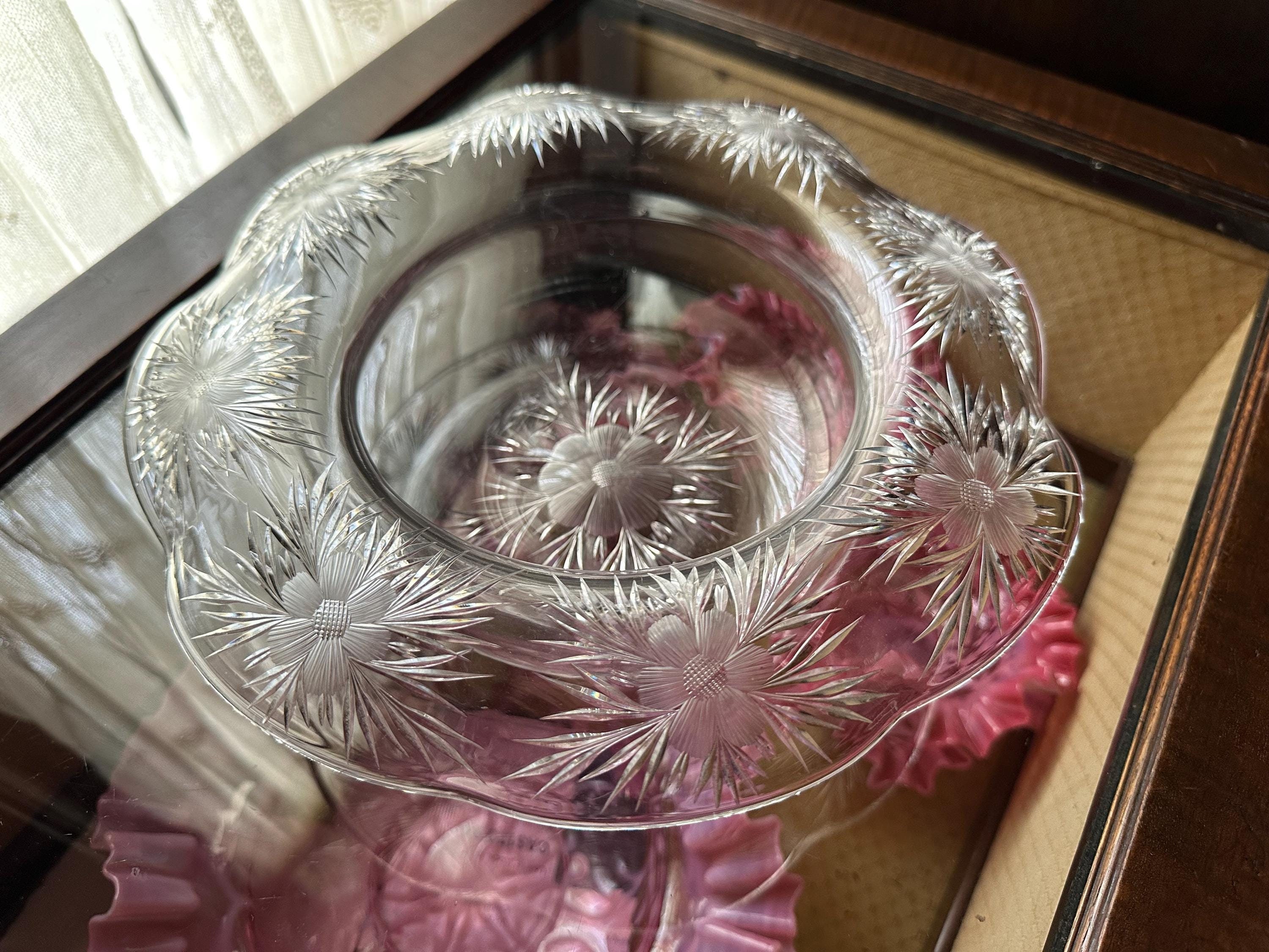 Antique Crystal Brides Basket - Etsy