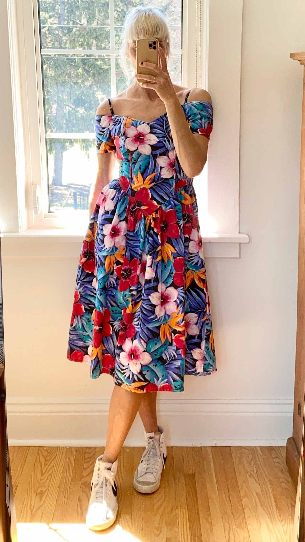 トリートユアセルフFloral vintage like dress Untitled-1-Recovered-