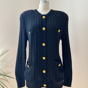Vintage Celine Cardigan - Etsy