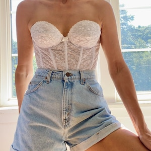 White Lace Bustier -  New Zealand