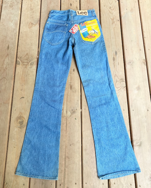 Vintage 1970s Deastock Lee RIDERS Bootcut Flares Jeans 26 Vintage 1970s Deastock Lee RIDERS Bootcut Flares Jeans 26