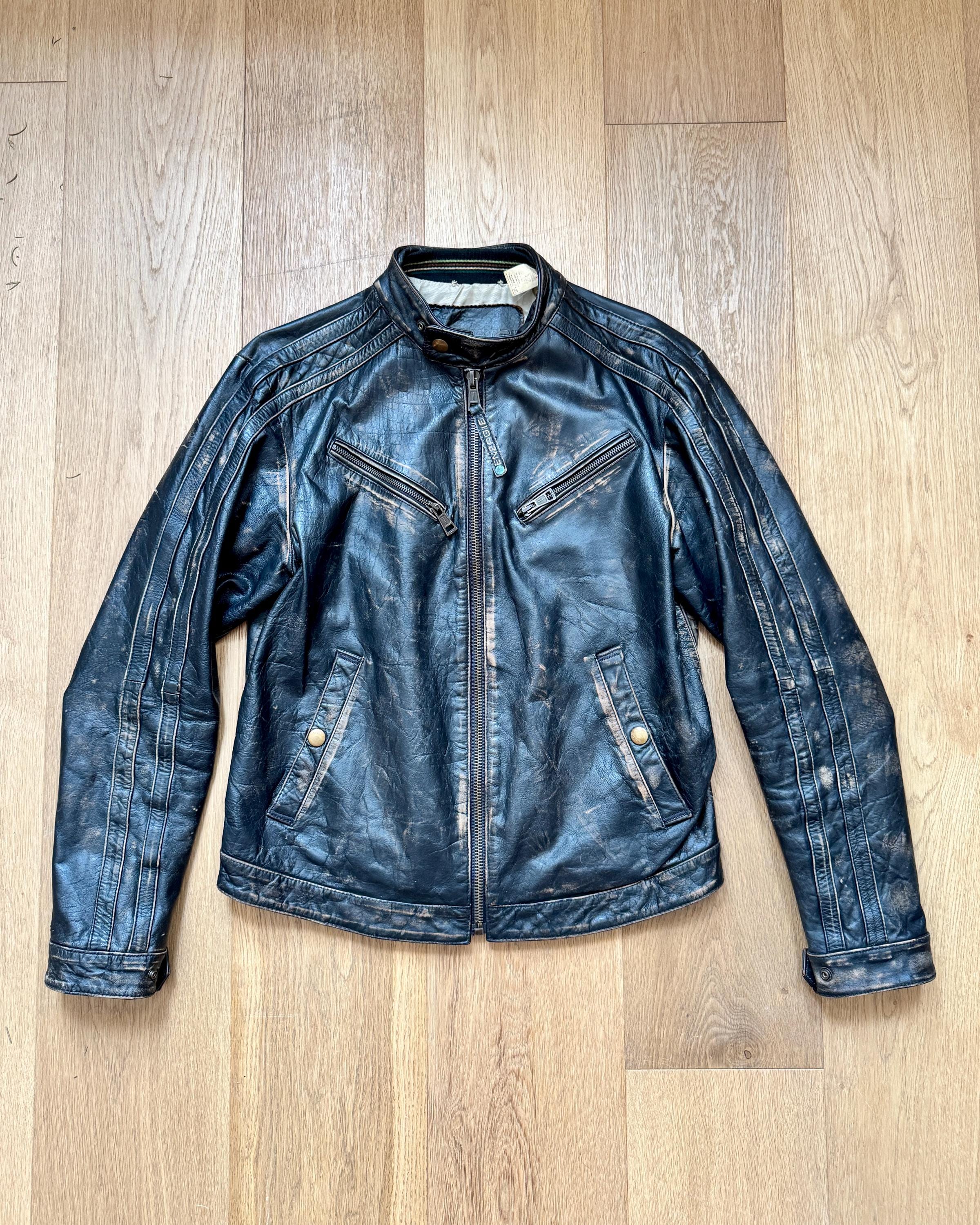 2000s Leather Jacket - Etsy Canada