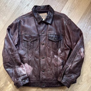 Gap Leather Jacket - Etsy Canada