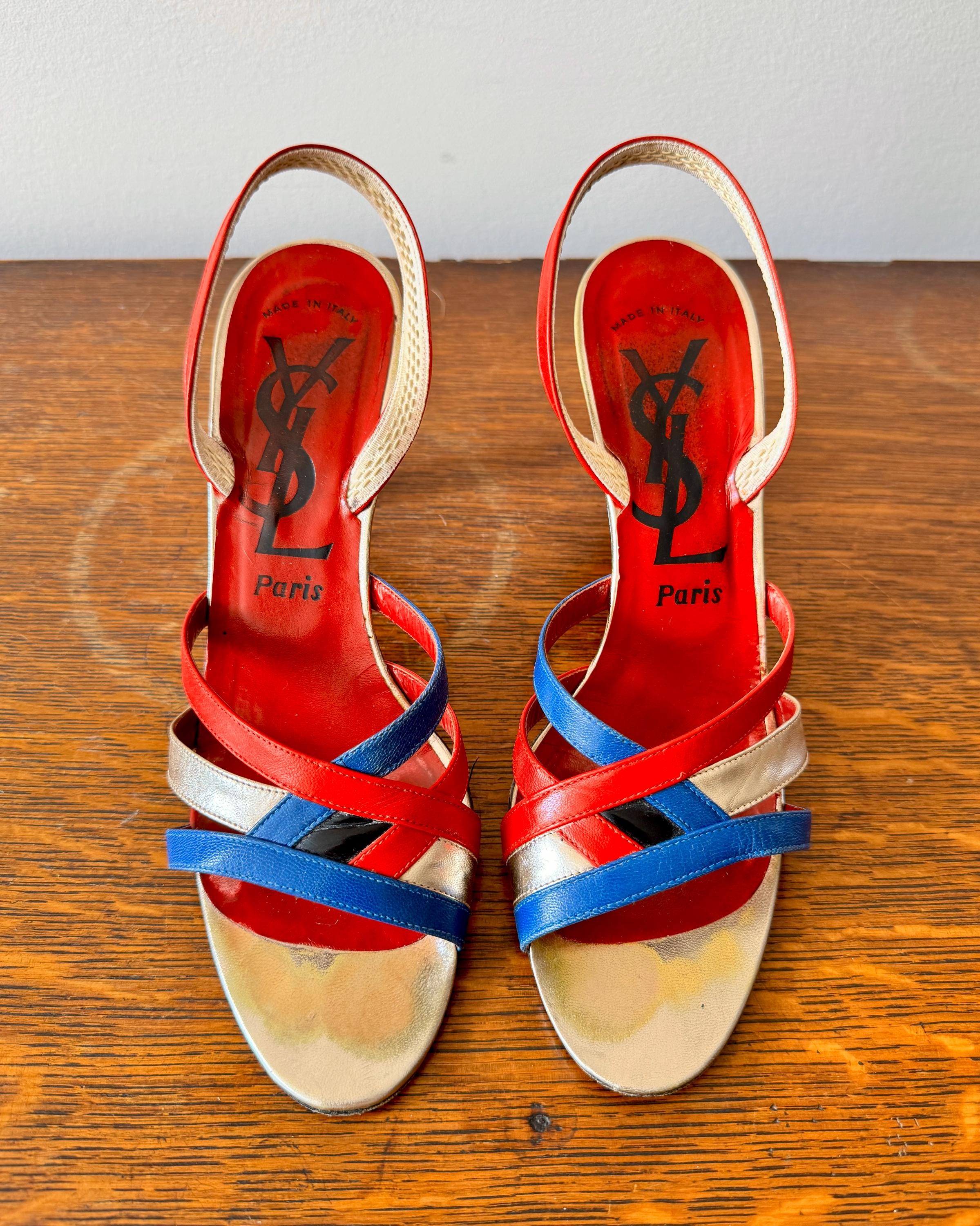 サンダル・ミュール SAINT LAURENT Women Sandals 7760669QN00 1000 Black Sandals | SAINT LAURENT | NET-A-PORTER