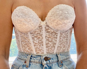 lace tulle bustier （2color） | épine