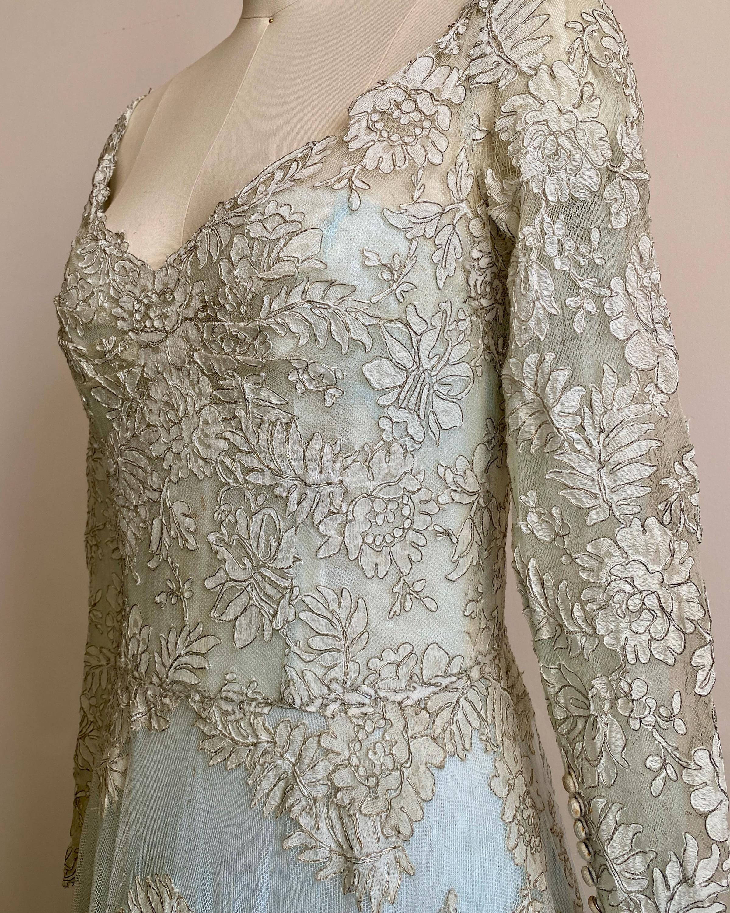 chinese dress ladies Elegant Long Sleeve Lace Dress for Women main image 0