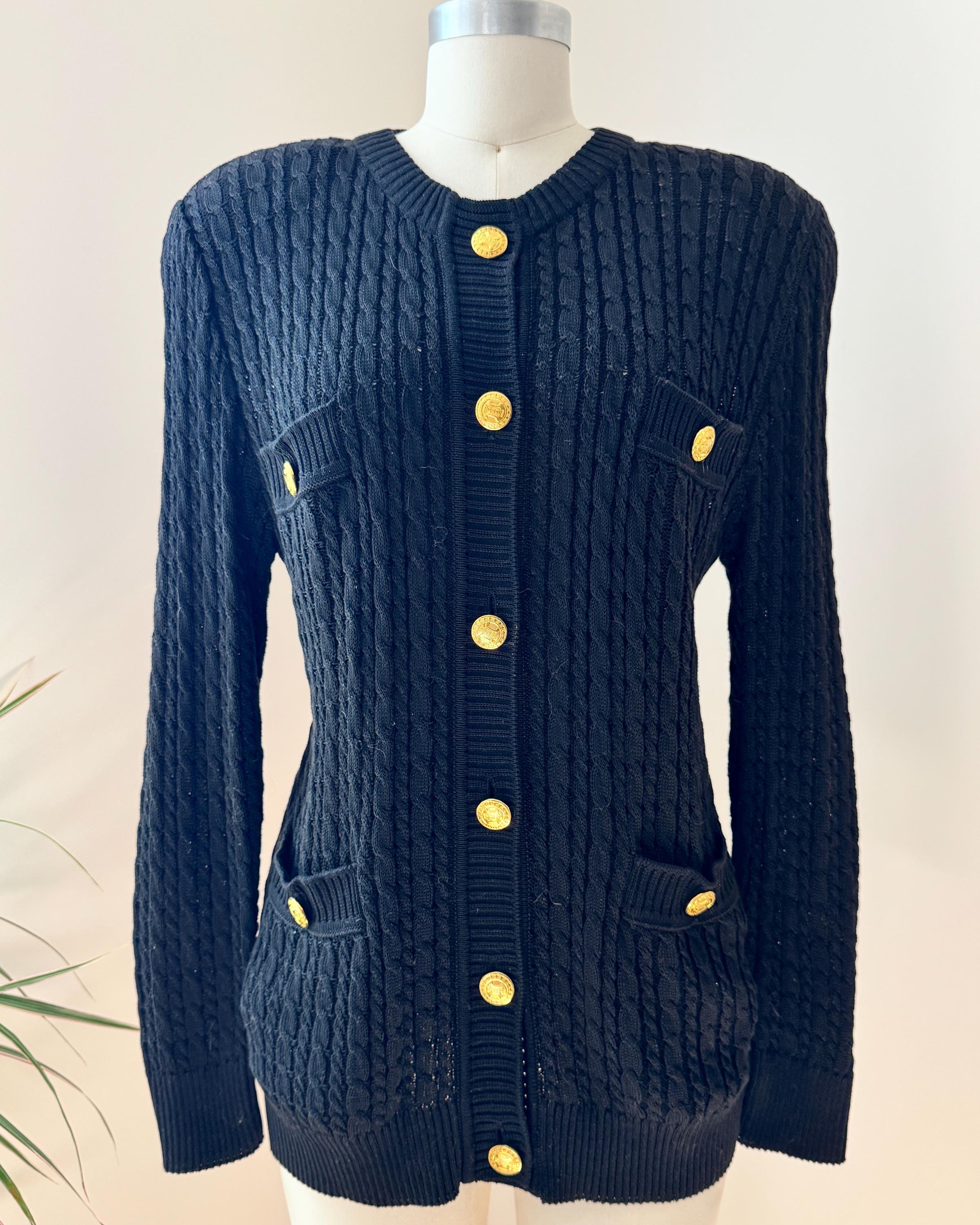 CELINE カーディガンレディースヴィンテージ CELINE - Vintage セリーヌ CELINE ニット カーディガン ロング