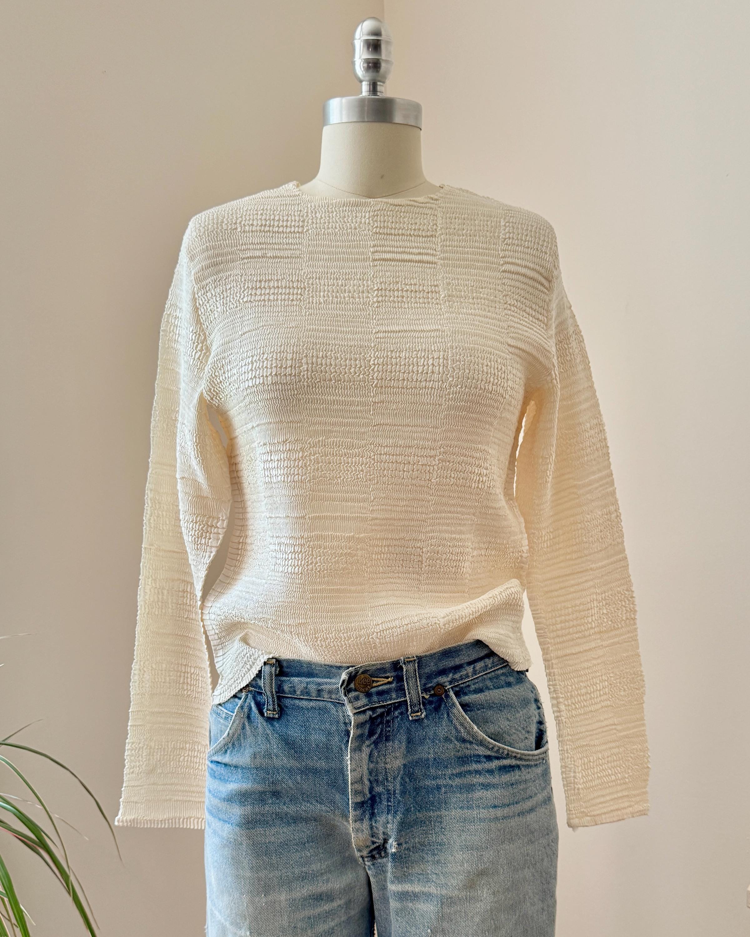 Issey Miyake Bubble Pop Corn Popcorn Vintage Runway Pleated