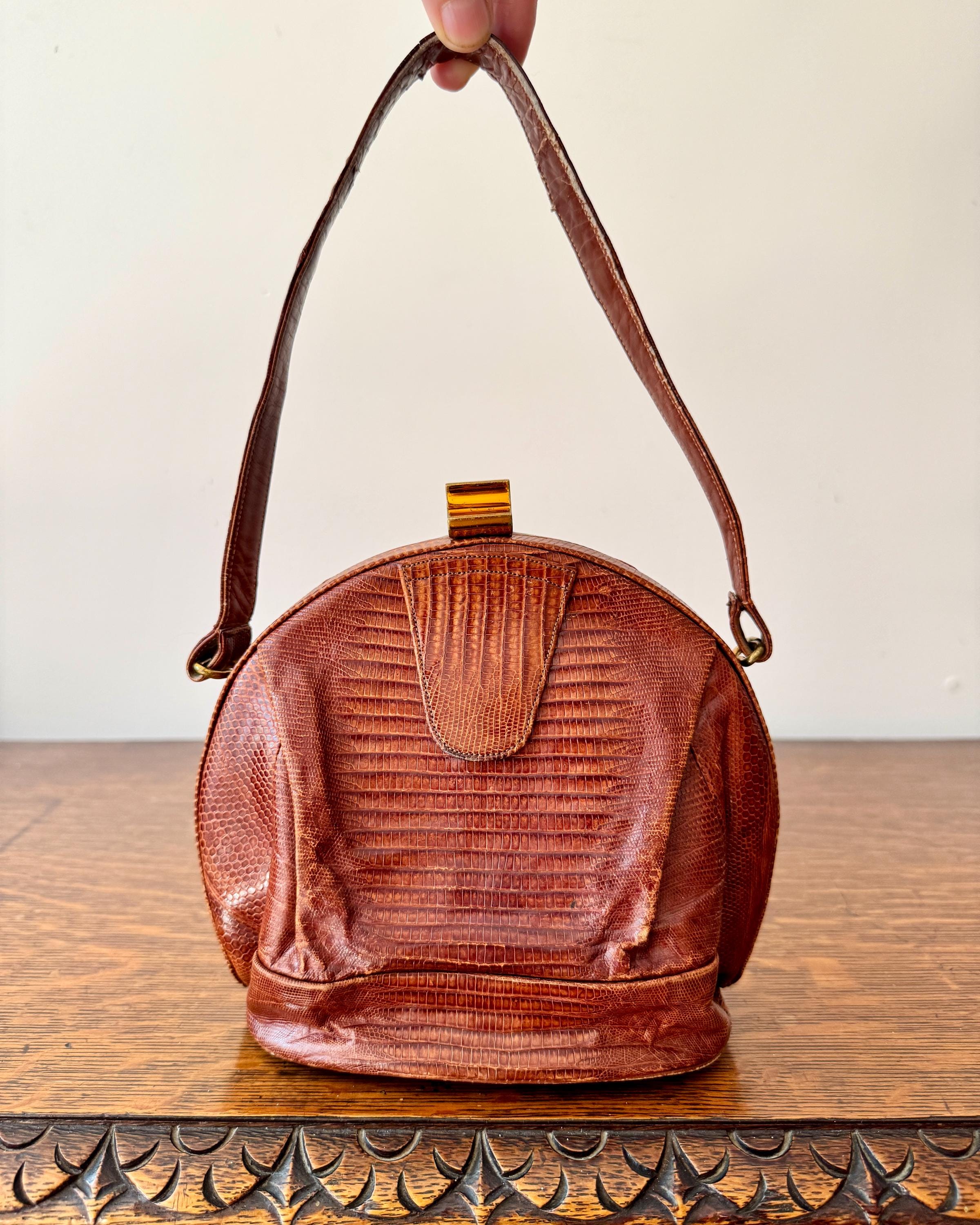 Vintage Armadillo Purse Vintage 1940s Taxidermy Armadillo Purse W