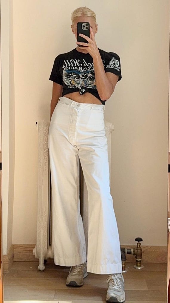 パンツ us.navy 40s 50s Sailor Pants US Navy 40s Wool Sailor Military Pants Mens Vintage Pants 14