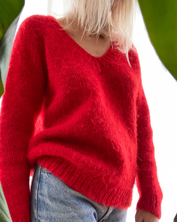 Vintage Grunge Shaggy Mohair Sweater