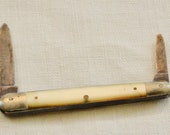 Antique Penknife, Enterprise Cutlery Co. Germany, MOP Scales, ca. 1910