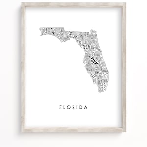 Florida State Map | Digital Download