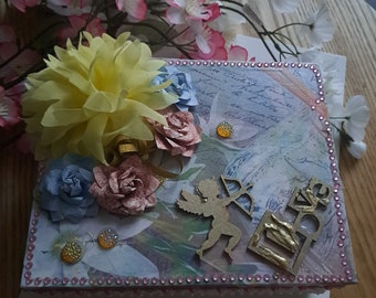 Coffret savons artisanale shabby chic