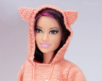 Pink cat sweater